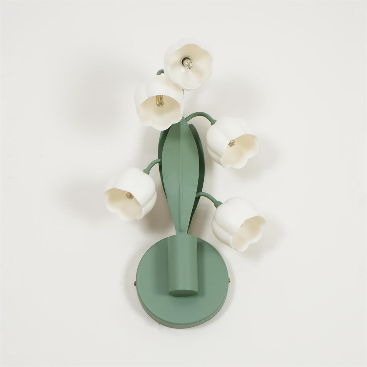 Orchid-Inspired Decorative Sconce with Adjustable Color Lighting for Bedroom Living Room Bathroom Modern Nature Accent Wall Mount Metal Fixt