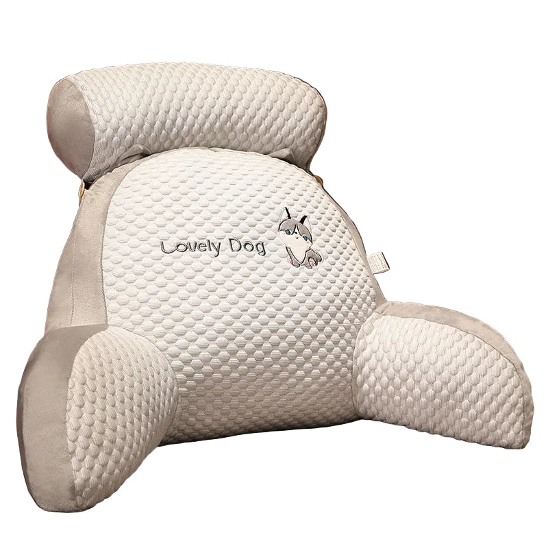 Cartoon Character Backrest Cushion with Lumbar Support – Extra Plush Reading Pillow for Couch, Bed & Gaming Chair – 28×20×10 or 24×18×8