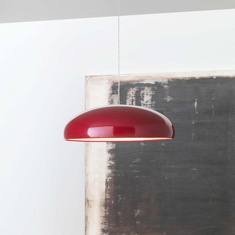 Plafonnier LED en métal à hauteur réglable pour salle à manger et îlot de cuisine | Éclairage suspendu sculptural moderne pour table et comptoir | Ind