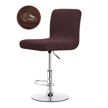 Stretch Bar Stool Cover | Universal Fit Chair Slipcover for Kitchen Counter Stools, Dining Room & Home Bar Seating Protection | Waterproof