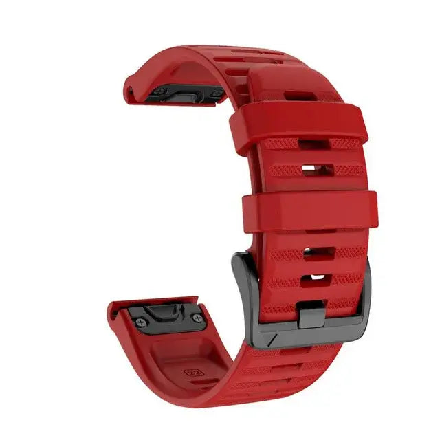 Silicone Sport Watch Band 22mm 26mm Quick Release Strap for Active Lifestyle Fitness Running Gym Workout Wearable Accessory Replacement