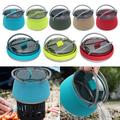 Travel Go | Multifunctional Collapsible Outdoor Kettle for Easy Boiling & Cooking
