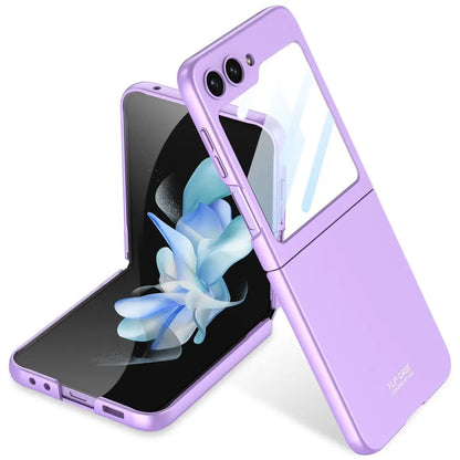 Coque fine mate pour Samsung Galaxy Z Flip 5 - Protection anti-traces de doigts et anti-rayures avec ajustement précis