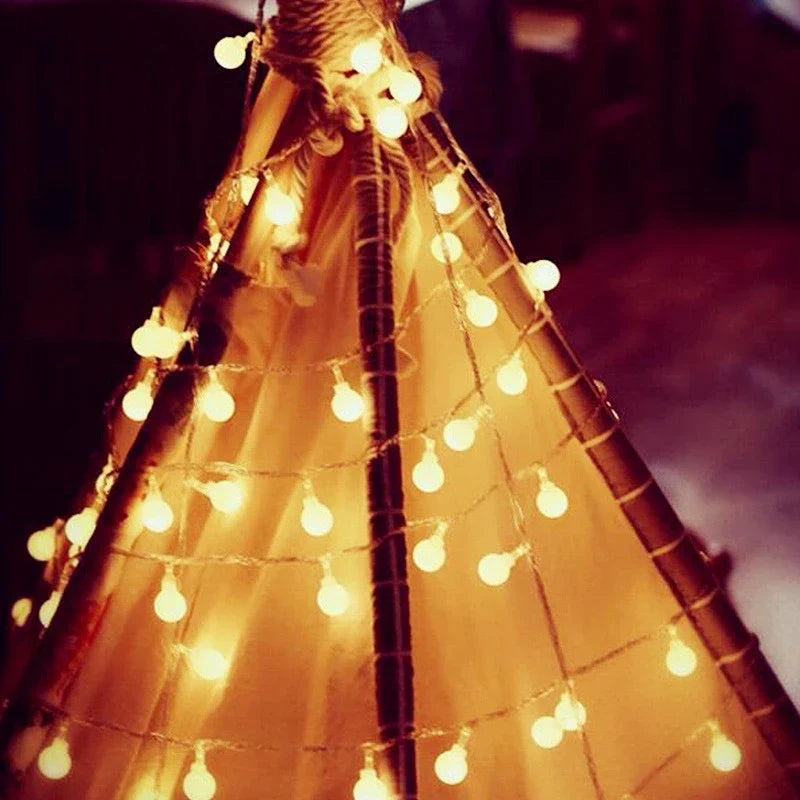 LED Fairy Light Strand 20 Feet Warm White USB Powered with Switch for Bedroom Patio Wedding Party Garden Indoor Outdoor Ambient Lighting Dec