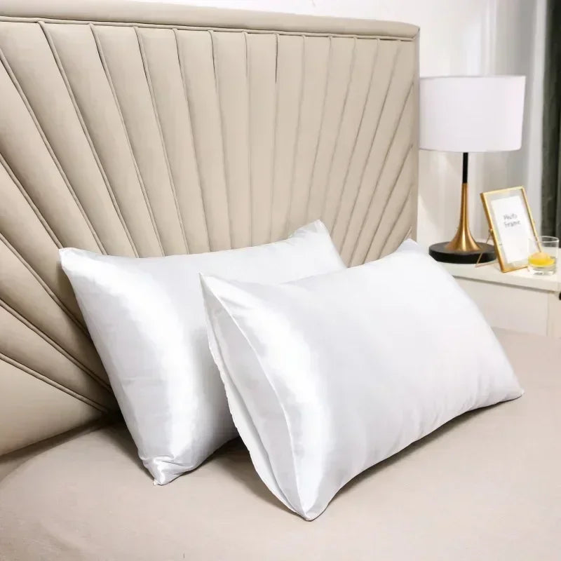 Pure Mulberry Silk Pillowcase 20×28 Inch Gold Standard Pillow Cover for Hair & Skin Care Cooling Breathable Bedroom Sleep Accessory Anti-Fri