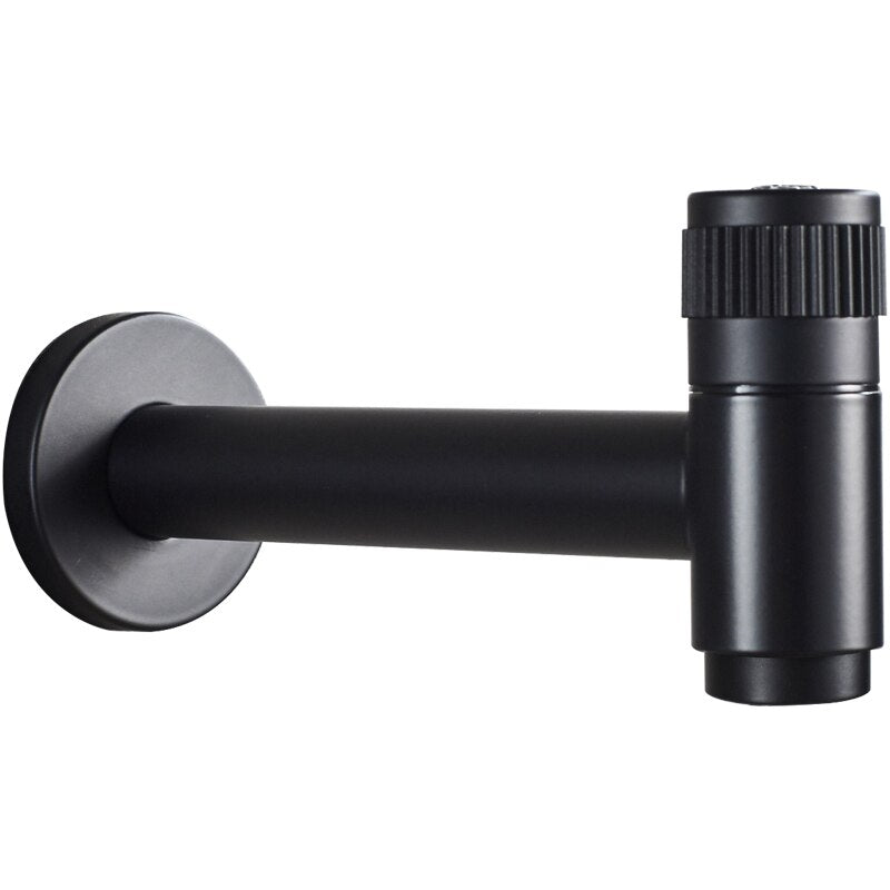 Wall-Mount Outdoor Garden Faucet | Cold Water Hose Spigot with Brass Valve & Stainless Steel Body for Yard, Patio & Balcony