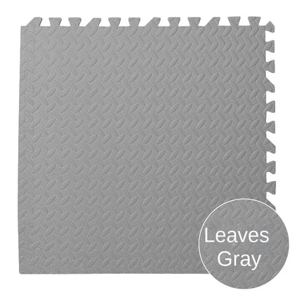 Interlocking Foam Floor Tiles 12x12 Inch Non-Slip Cushioned Baby Crawling Mat for Nursery Playroom Kids Activity Area Water-Resistant EVA Pu