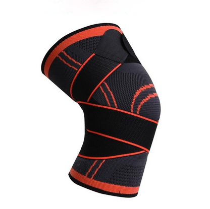 Knee Compression Sleeve with 360° Support Straps for Joint Pain Relief, Sports & Arthritis