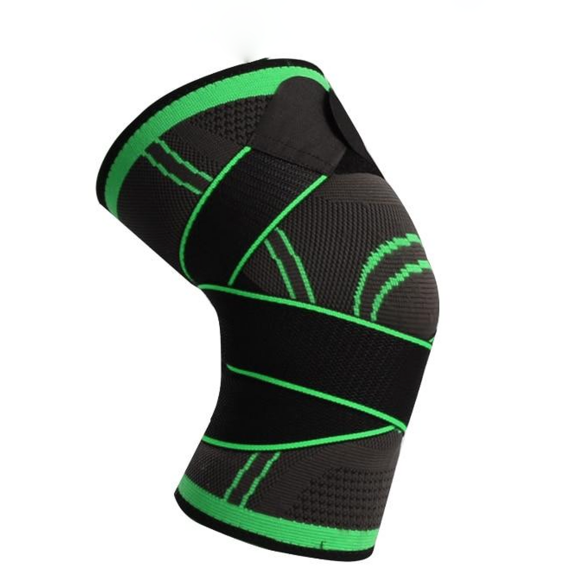 Knee Compression Sleeve with 360° Support Straps for Joint Pain Relief, Sports & Arthritis