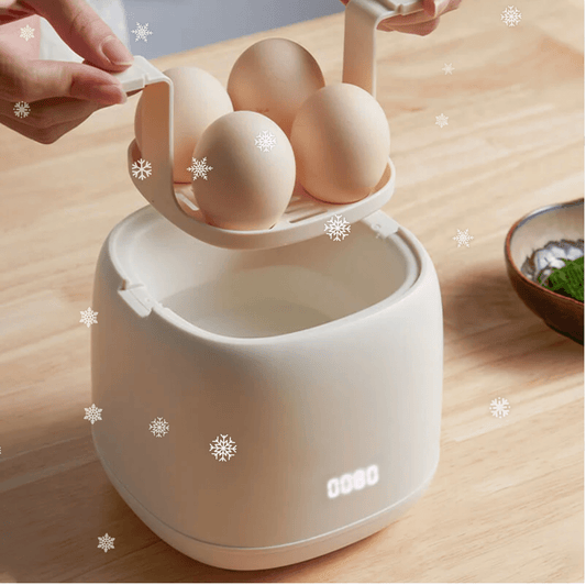 6-Mode Electric Egg Cooker – Automatic Hard Soft Medium Boiled Eggs for Breakfast Meal Prep Quick Kitchen Appliance