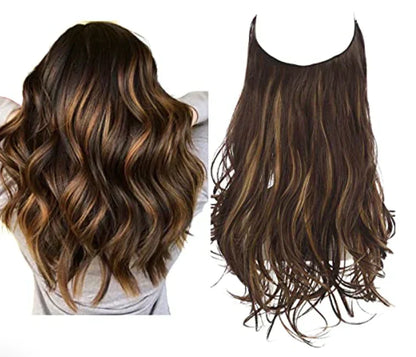 Clip-In Human Hair Extensions 100% Real Remy Hair Add Volume Length 14-18 Inches Heat Resistant Seamless Blend Natural Texture for Everyday