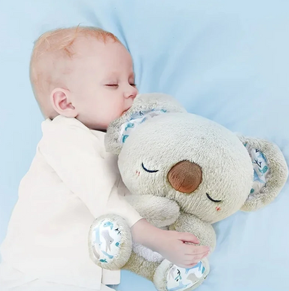 Peluche Koala respirante, aide au sommeil avec lumière, sons et mouvements rythmiques pour la relaxation