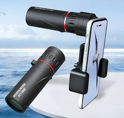 Compact Monocular Telescope with Manual Focus – Lightweight Optical Viewer for Wildlife Watching, Hiking & Travel – Waterproof Spotting Scop