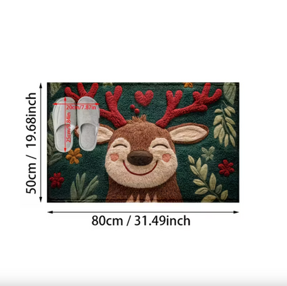 ReindeerSnug™ – Holiday Fluffy Mat