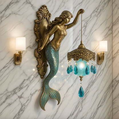 Aurelia™ - Vintage Mermaid Glow Wall Lamp