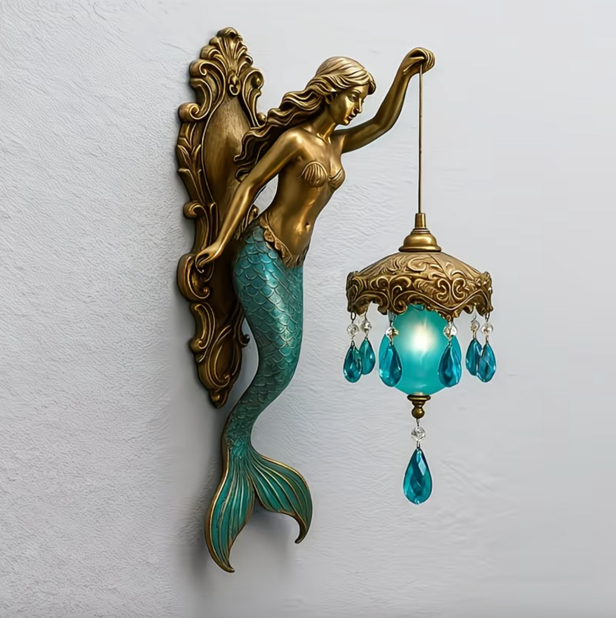 Aurelia™ - Vintage Mermaid Glow Wall Lamp