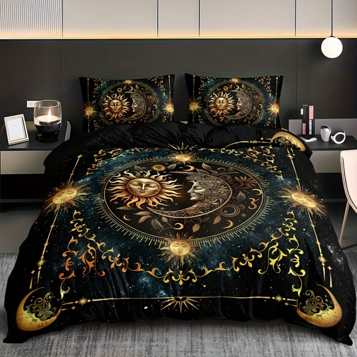 Celestara™ Sun & Moon Duvet Set