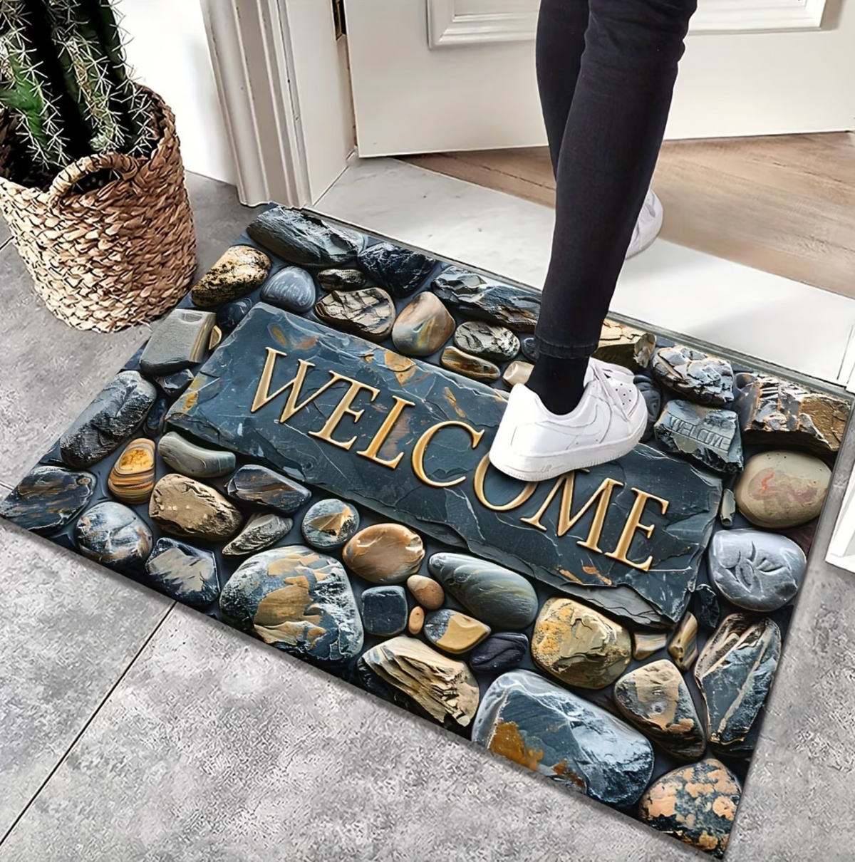 RiverShore™ - Velvet Pebble Welcome Mat