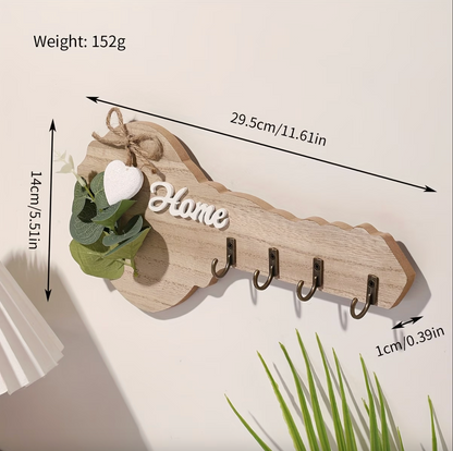 KeyHaven™ - Rustic Home Key Holder