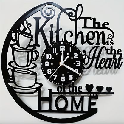 HeartNest™ Vintage Kitchen Vinyl Clock