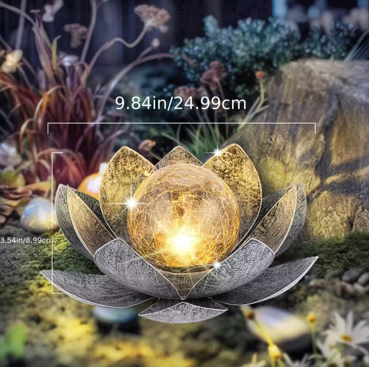 MoonBloom™ – Solar Lotus Light