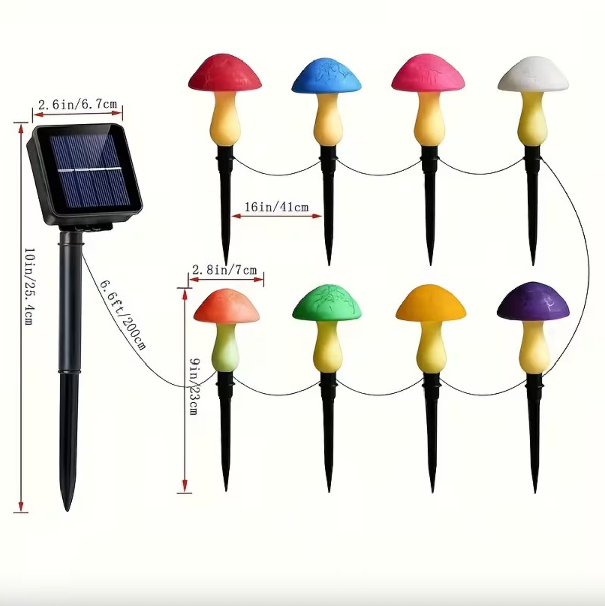ShroomGlow™ - Solar Mushroom Garden Lights