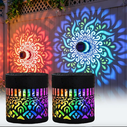 MandaraGlow™ – Solar Mandala Lantern Set