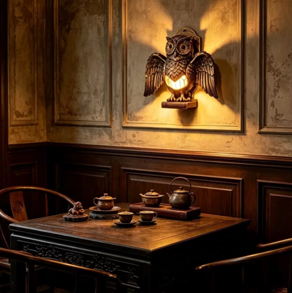 Noctowl™ – Vintage Owl Wall Lamp