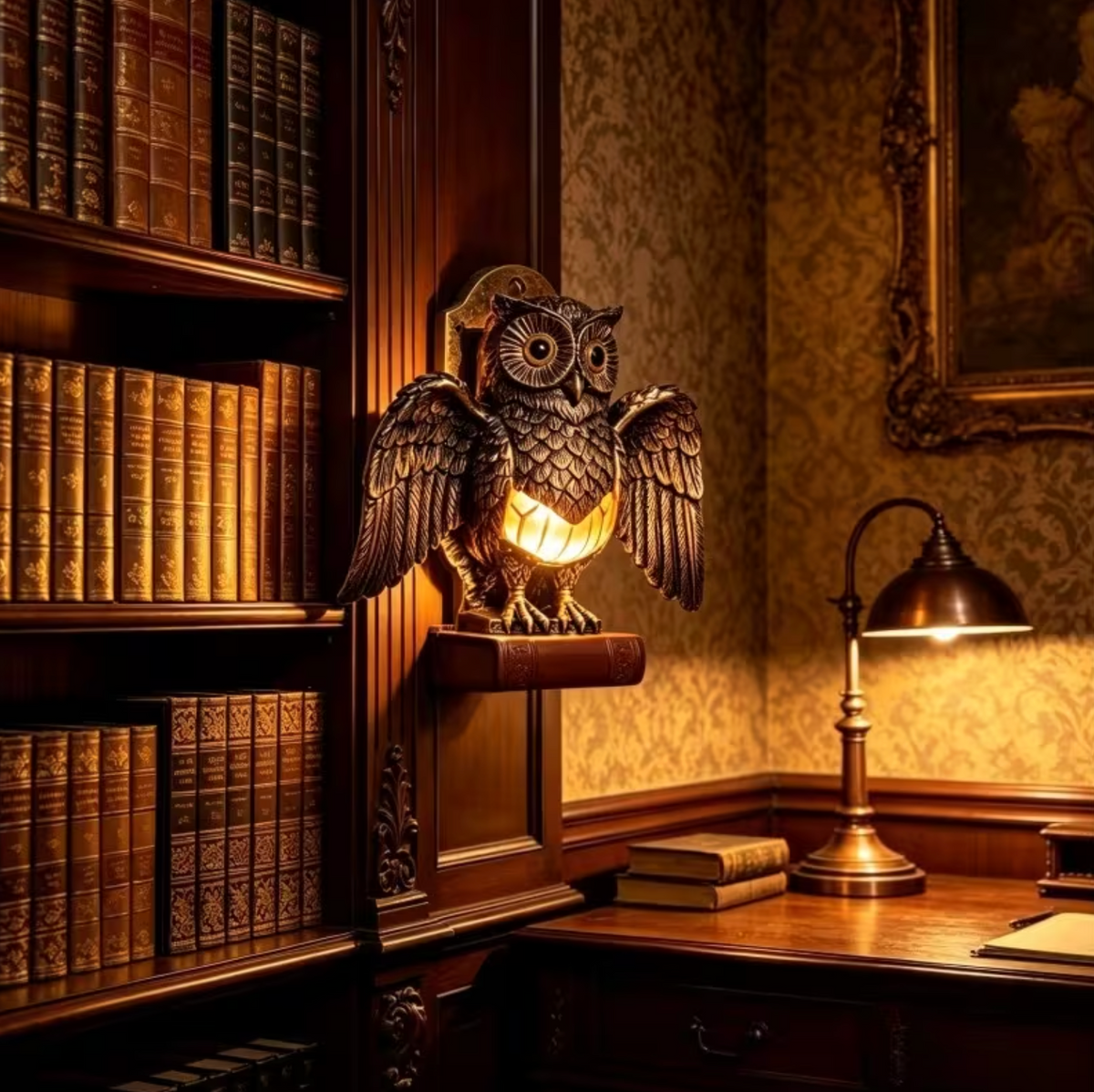 Noctowl™ – Vintage Owl Wall Lamp
