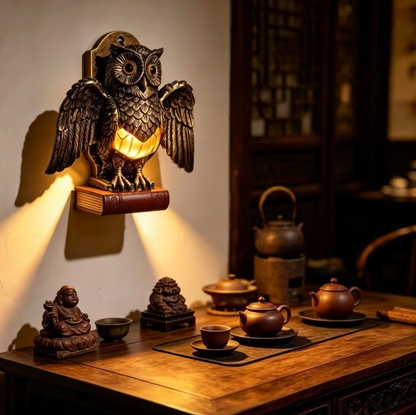 Noctowl™ – Vintage Owl Wall Lamp