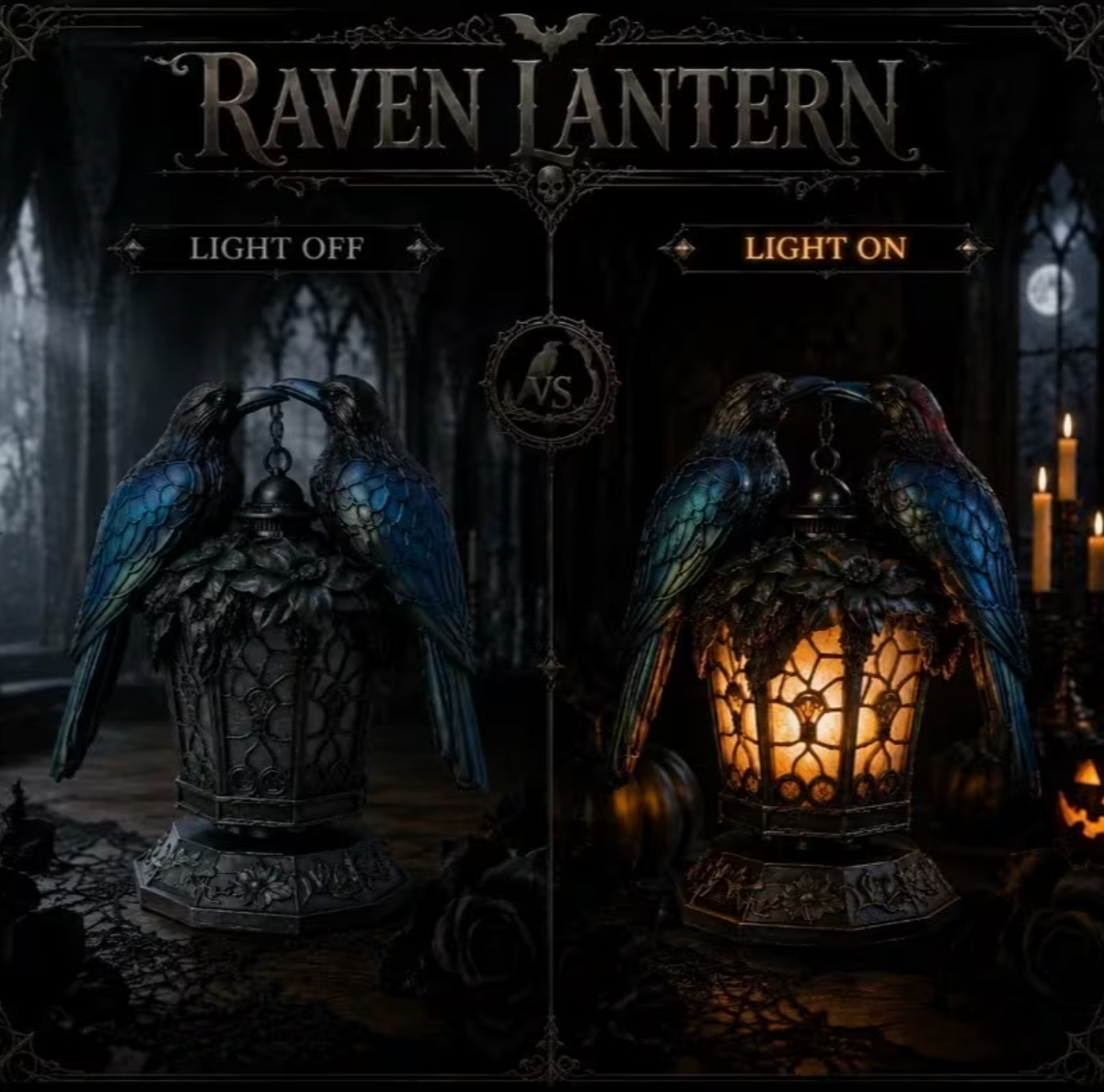 Nevermore™ – Raven Lantern