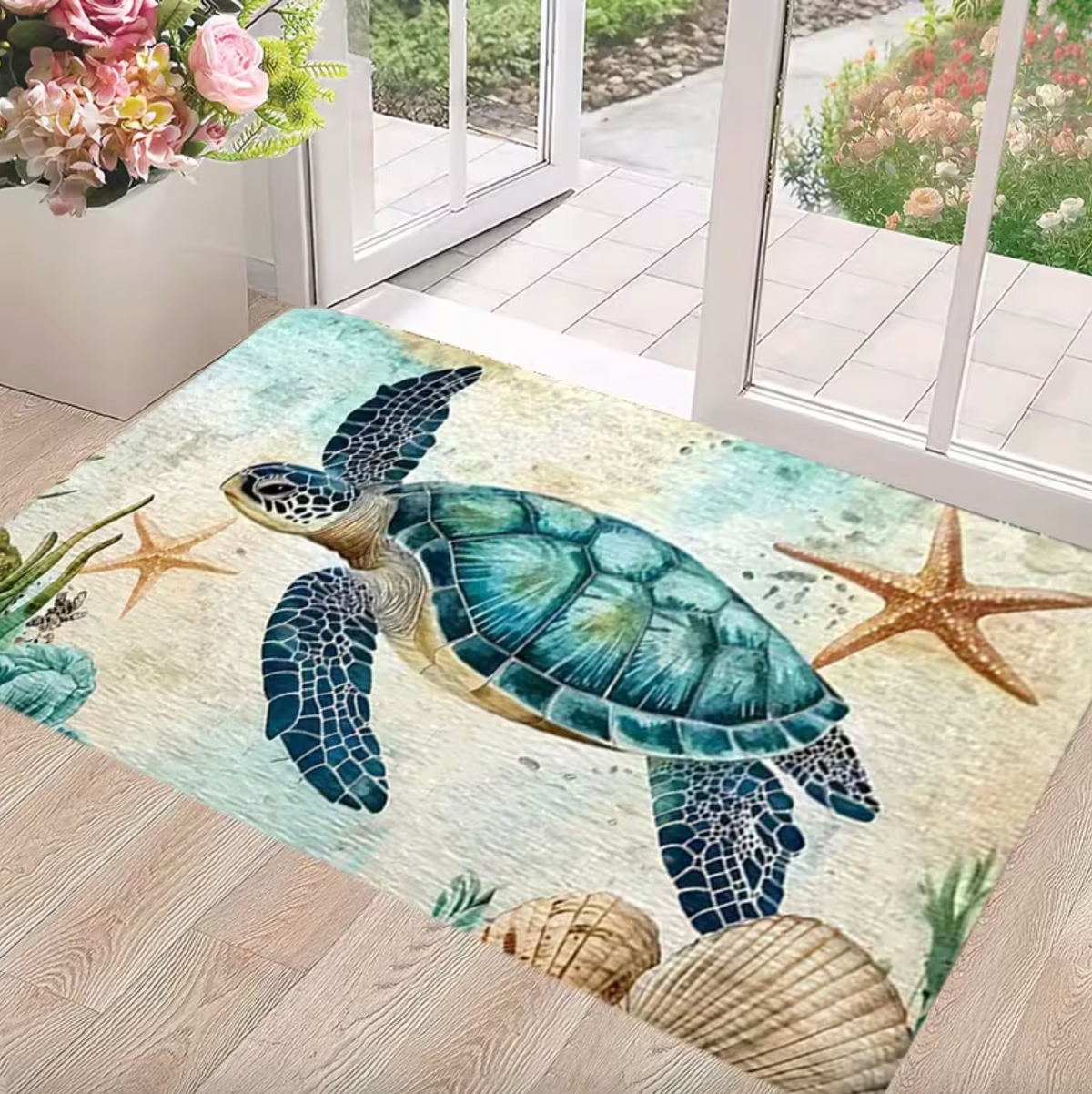 Azure Tide™ – Coastal Turtle Mat