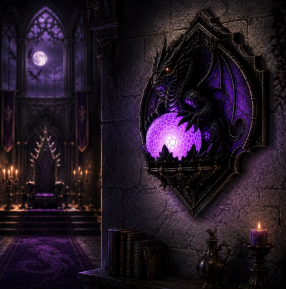 Drakonis™ – Dragon Orb Wall Lamp