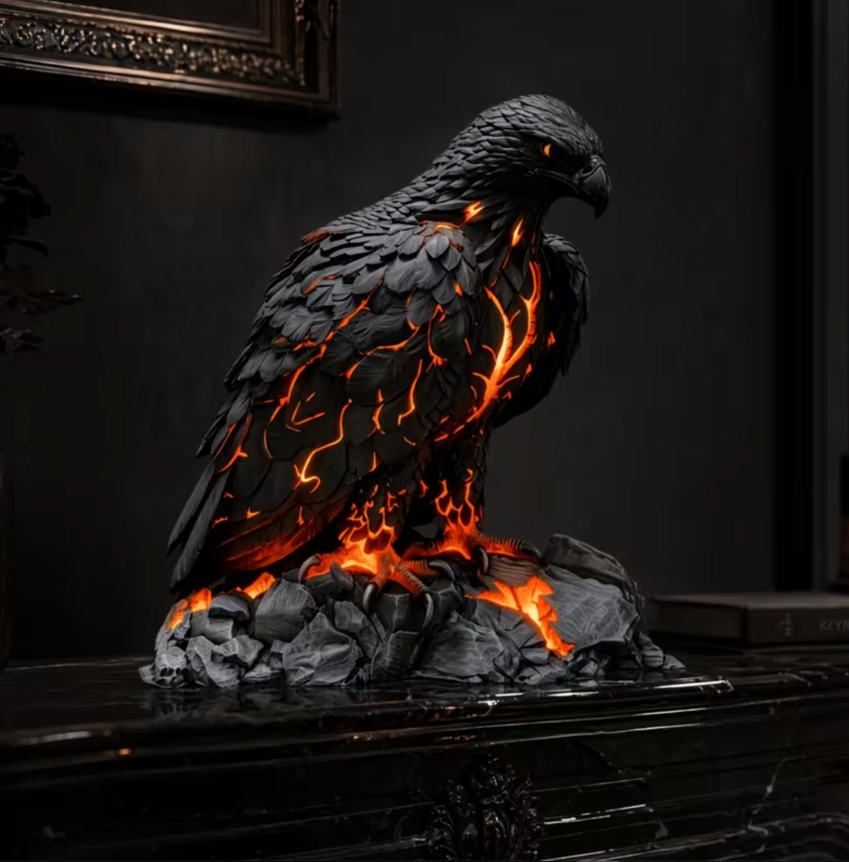 Pyrewing™ – Molten Eagle Lamp