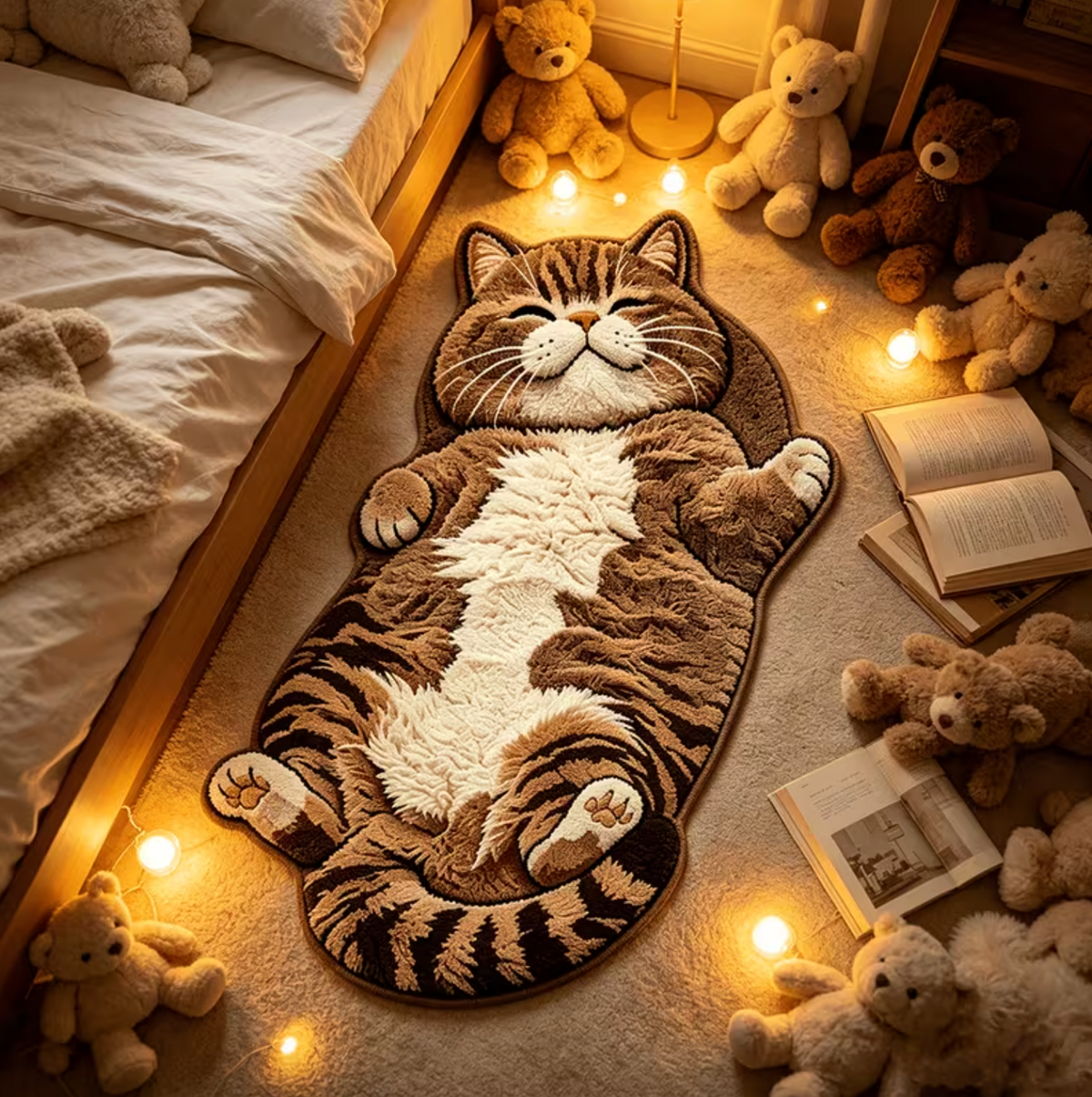 WhiskerNest™ – Cozy Cat Rug