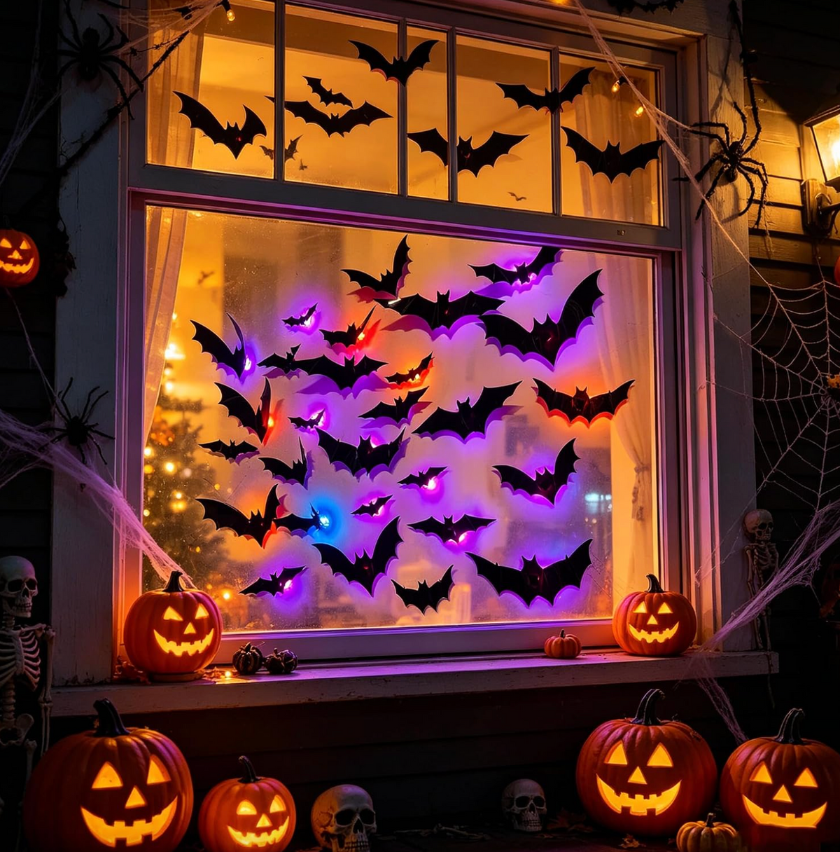 BatBlitz™ – LED Halloween Bat Wall Décor