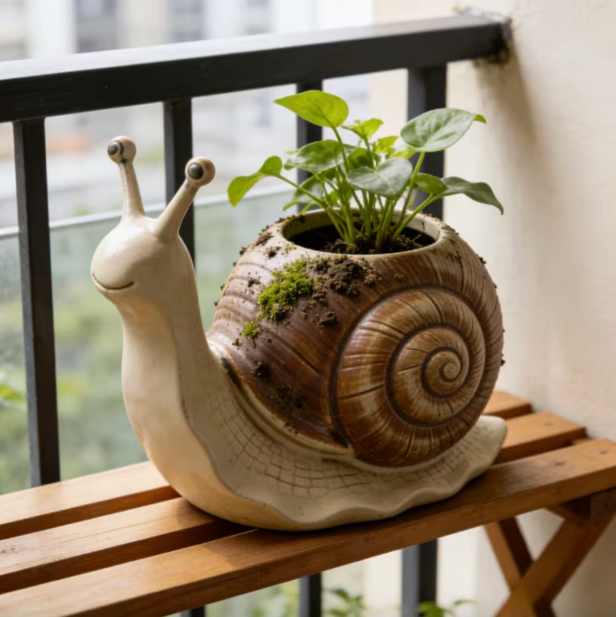 Shelby™ – Whimsical Snail Planter