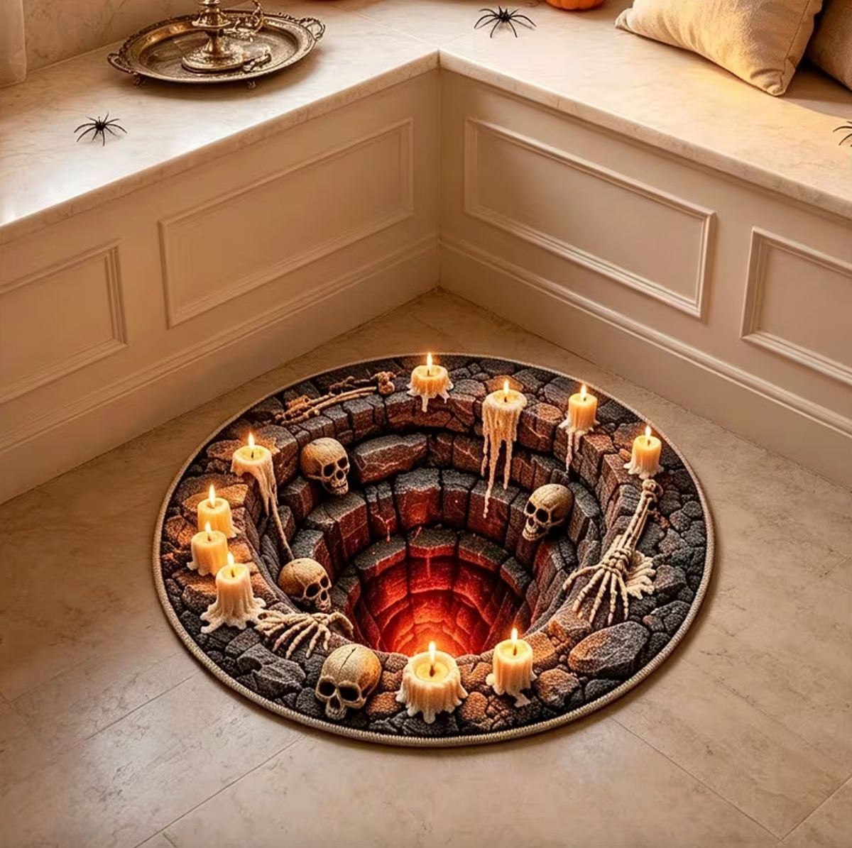 Underworld™ - 3D Abyss Skull Rug