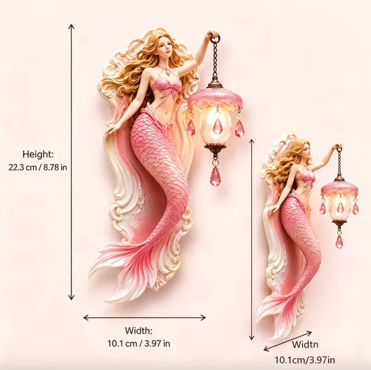 Sirenelle™ - Mermaid Glow Wall Lamp