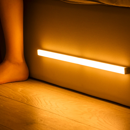 Motion Sensor LED Light Bar with Magnetic Mount for Closets, Hallways & Stairs | Under Cabinet Lighting Stick-On Wireless Battery or USB