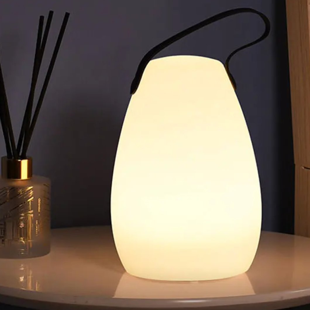 Rechargeable LED Outdoor Lantern with Remote Control, 8 Color Modes & Dimmable Light for Patio, Garden, Deck