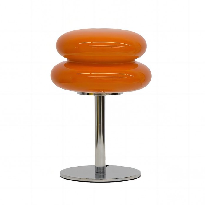 Lampe de bureau USB à commande tactile avec 3 modes d'éclairage, abat-jour en verre, 28 cm de hauteur, pour table de chevet, bureau ou espace de travail, éclairage d'ambiance doux