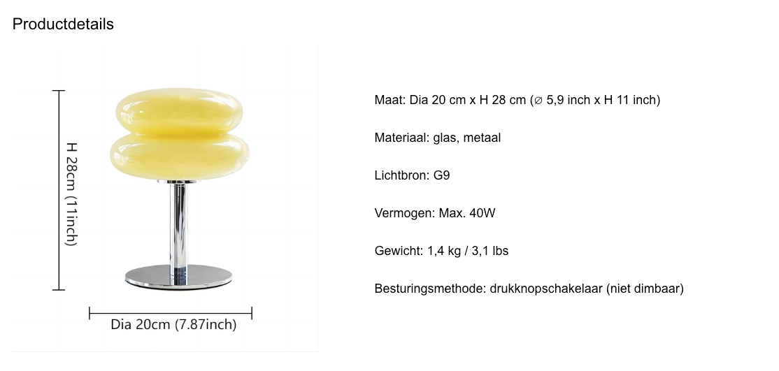 Lampe de bureau USB à commande tactile avec 3 modes d'éclairage, abat-jour en verre, 28 cm de hauteur, pour table de chevet, bureau ou espace de travail, éclairage d'ambiance doux