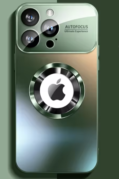 Glossy Magnetic Snap-On iPhone Case with MagSafe Compatibility for Wireless Charging | Premium Mirror Finish Protective Cover | Slim Lightwe