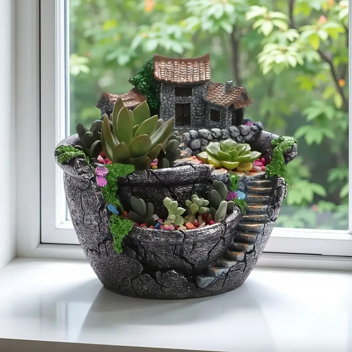 Courtyard Charm™ – Antique Architectural Flowerpot