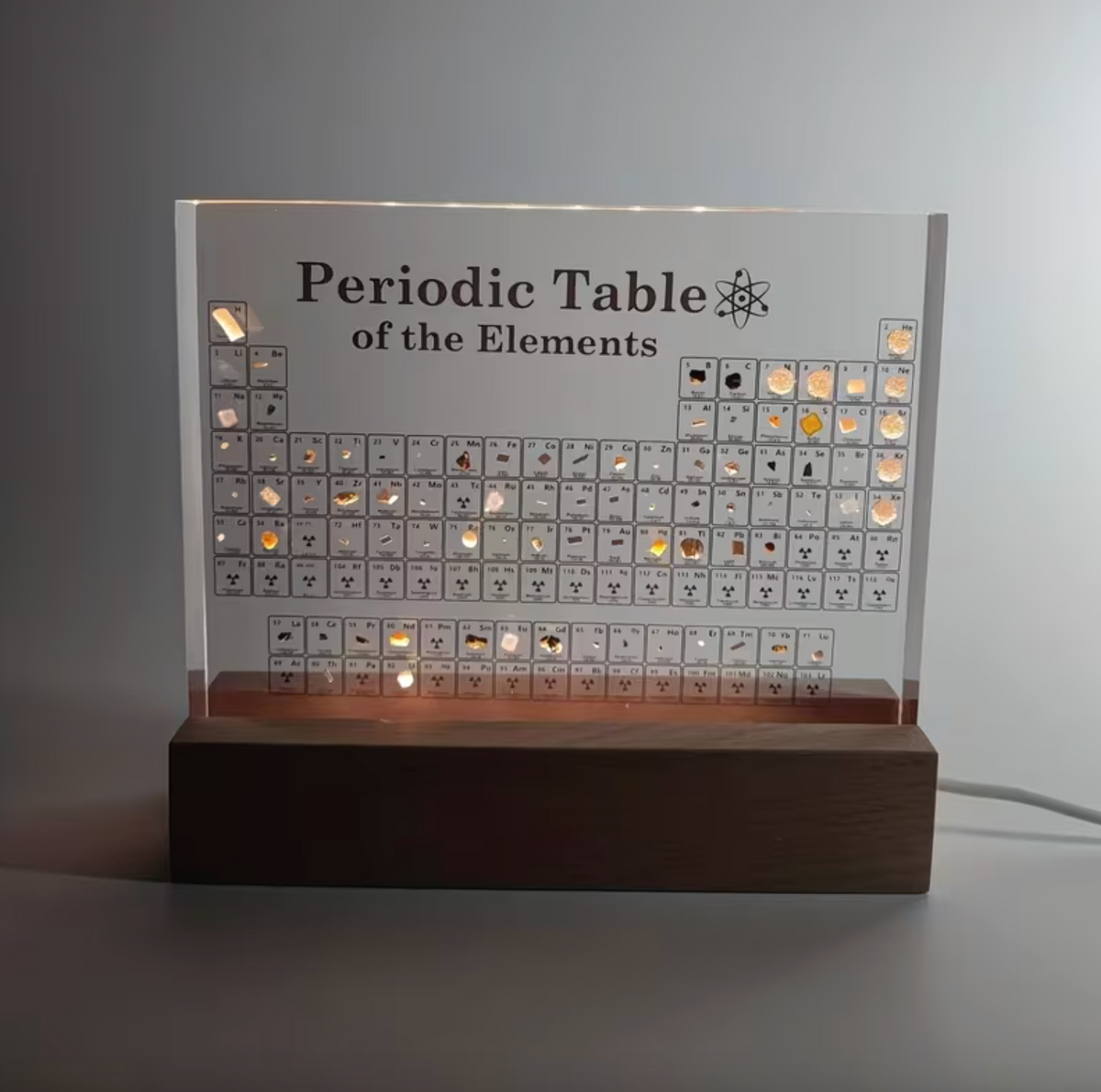 ElementaGlow™ – Real Elements Table Lamp