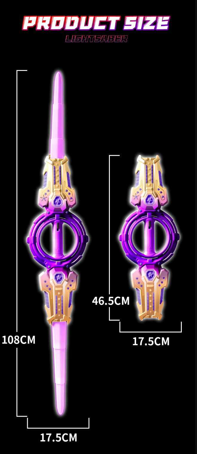 NovaSpin™ Double-Edge Lightsaber