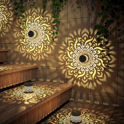 MandaraGlow™ – Solar Mandala Lantern Set