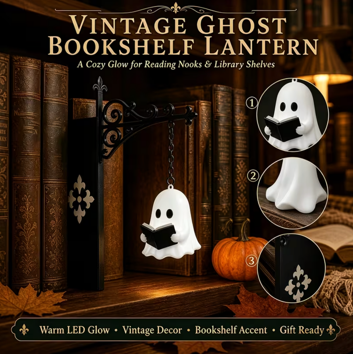 Storylight™ – Vintage Bookshelf Lantern