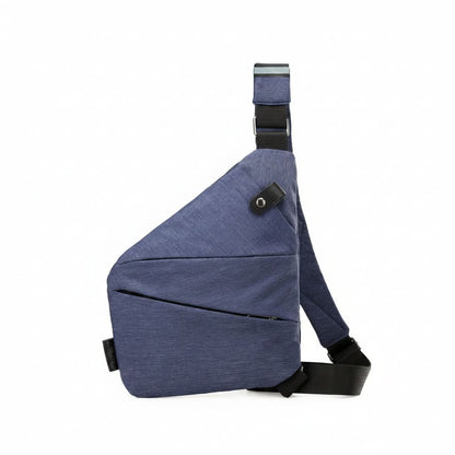 Slash-Proof Sling Bag with Card-Blocking Tech & Rain-Ready Fabric for Commuters and Travelers